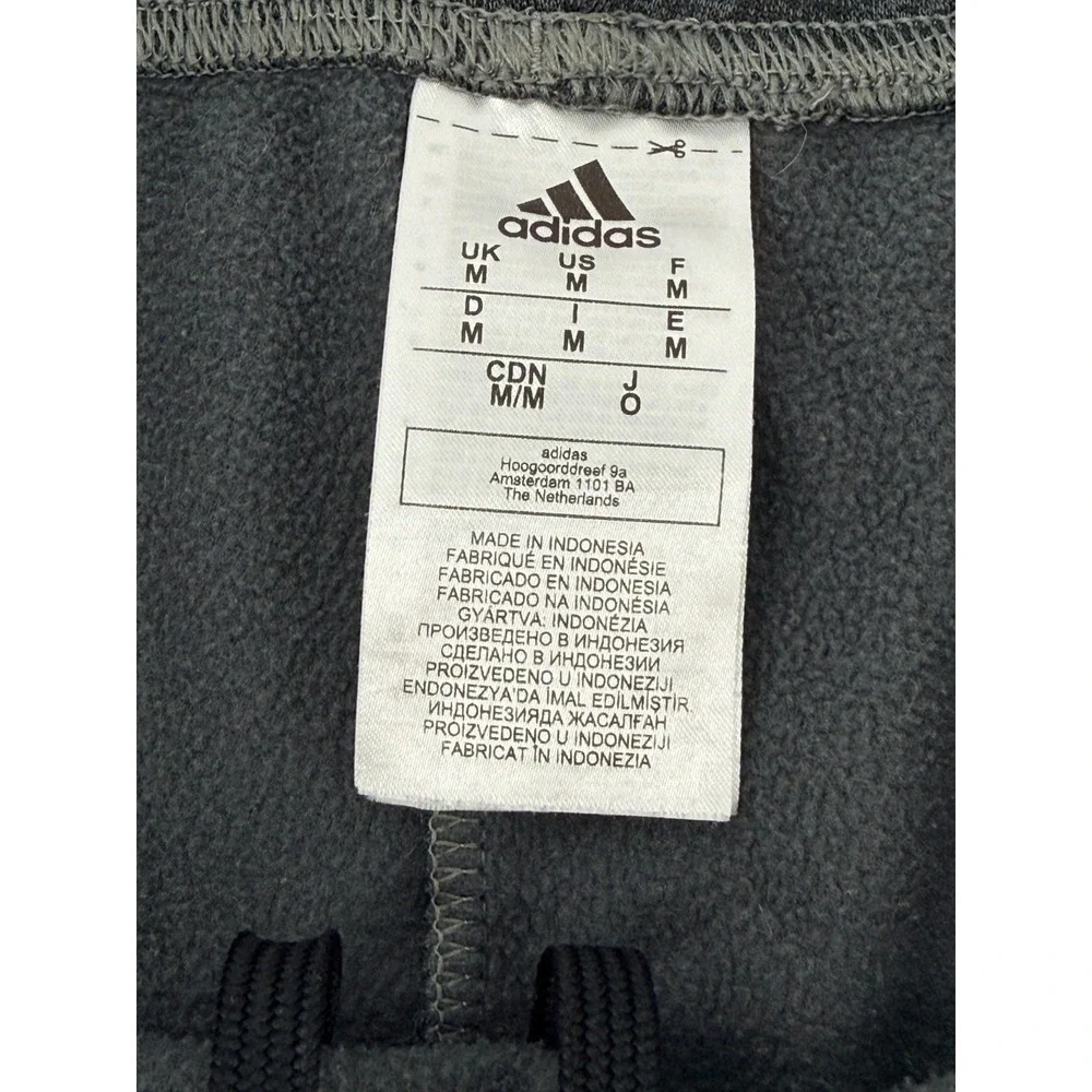 Adidas Boston Marathon Joggers Mens‎ M Gray Athletic Sweatpants Logo
